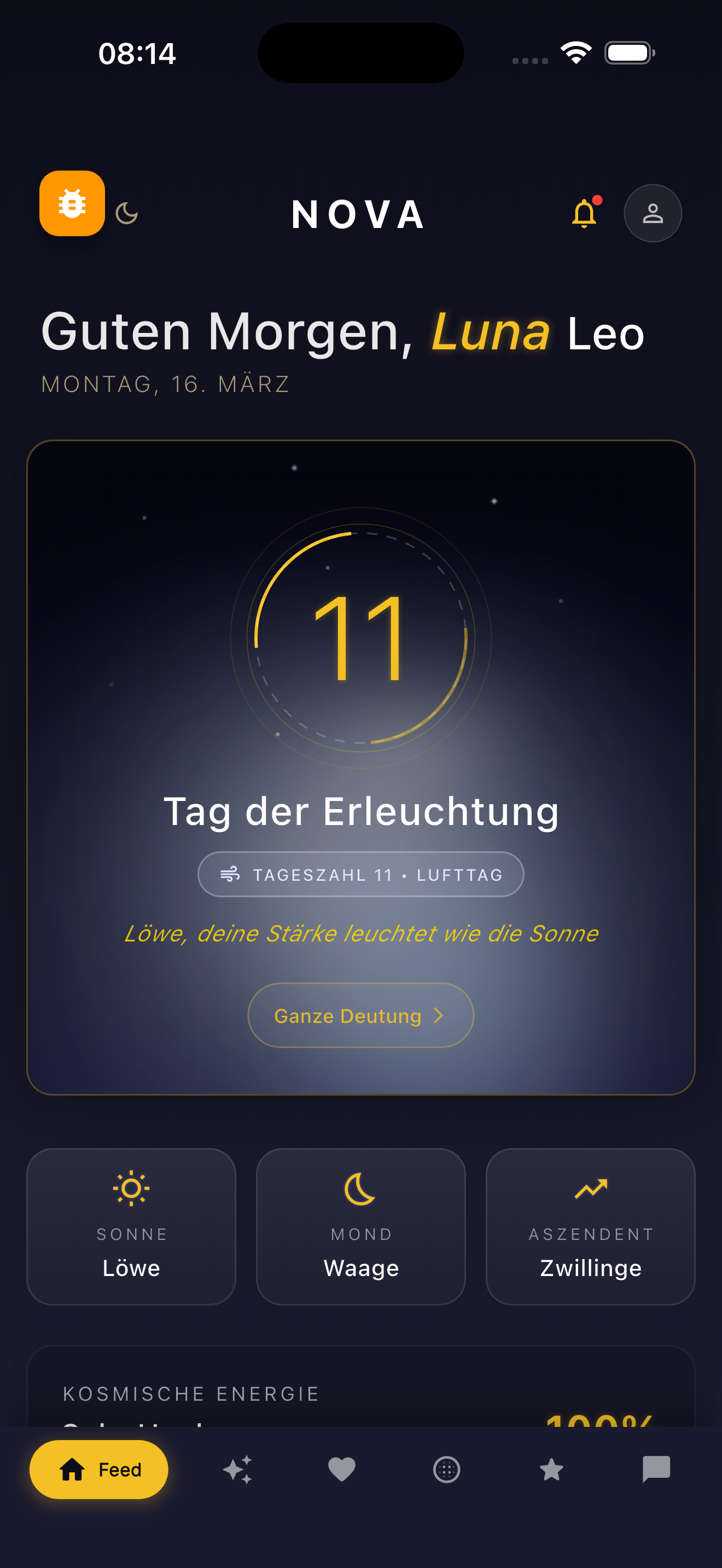 Nova Cosmic Daily Feed